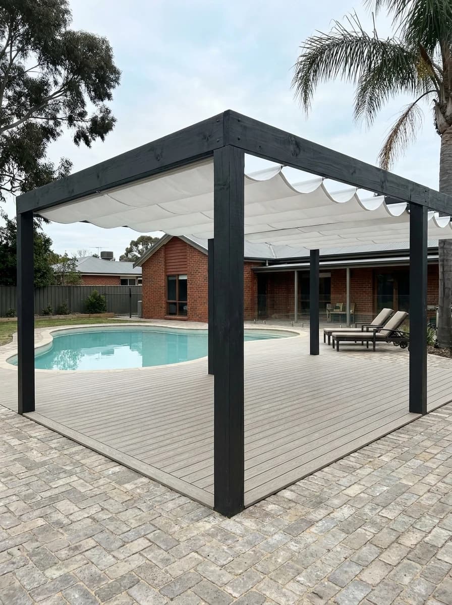 Pergola, Deck, Landscape & Cladding
