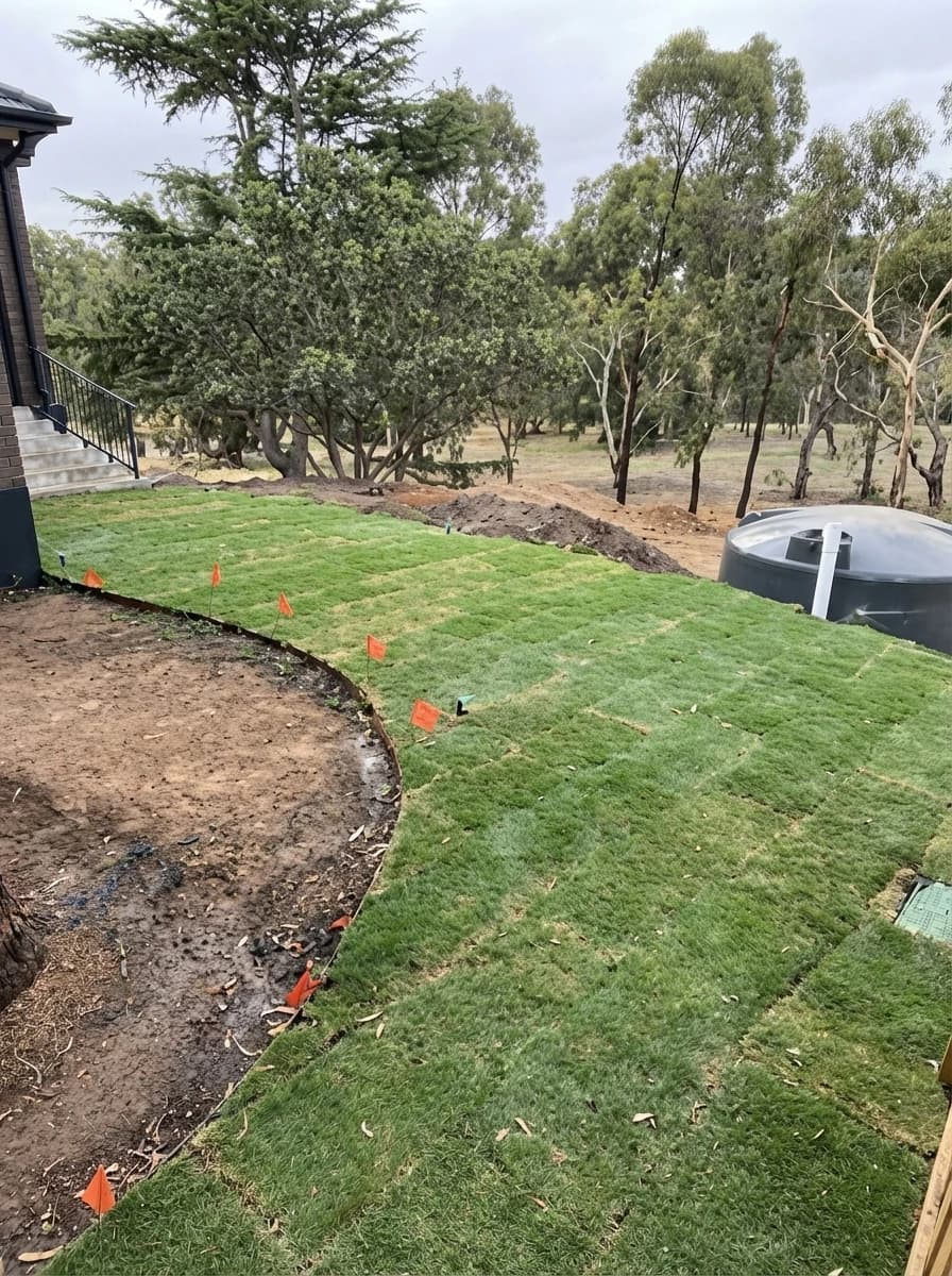 Retaining Walls, Stepping Stones, Fence & Landscape — Gallery 10